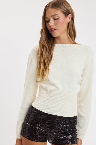 Arielle Off Shoulder Sweater