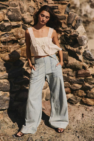 Breezy Denim Pull On Jeans