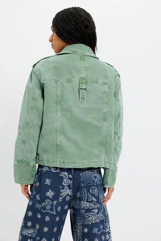 Kali Washed Jacket in Forest Run