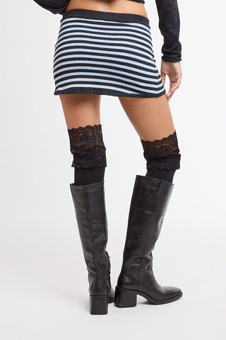 The Afterdark Striped Mini Skirt