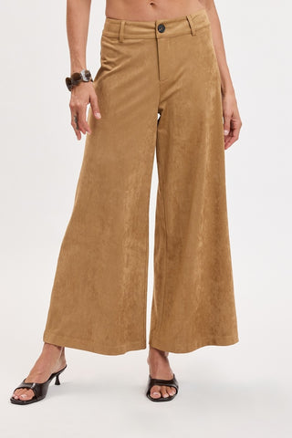 Simply Suede Wide Leg Pants