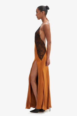 Estrella Halter Maxi Dress