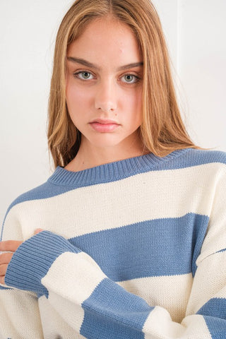 Leilani Stripe Knit Sweater