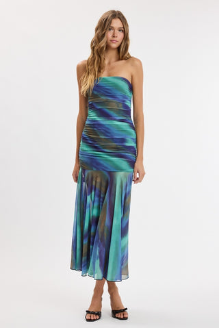 Thalassa Strapless Maxi Dress