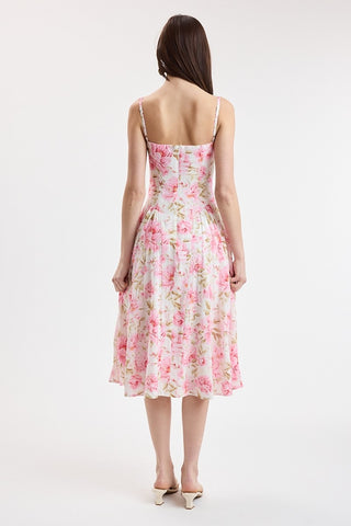 Peony Perfection Midi Dress