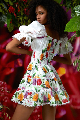 Charo Ruiz Ibiza Giulia Floral Print Mini Dress