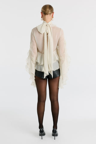 Anyssa Ruffle Blouse