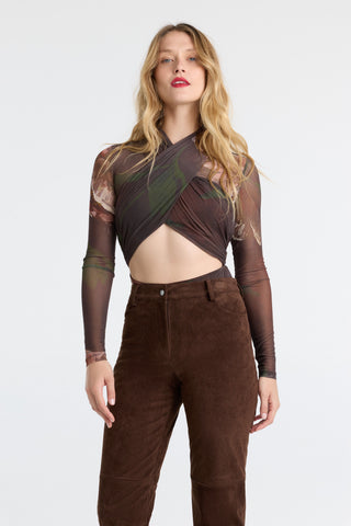 Nia Vegan Suede Pant
