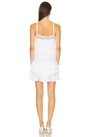 Kalene Dress in Wisteria White
