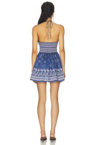 Arletta Dress in Watermelon Waves