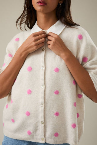 Spotted & Sweet Knit Top