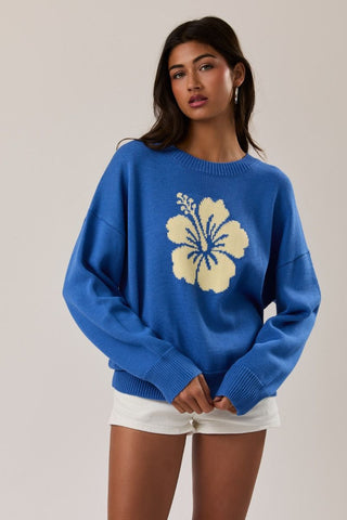 Hibiscus Breeze Sweater