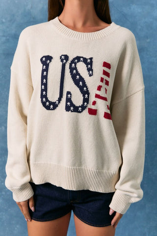 Coastal Firecracker Sweater