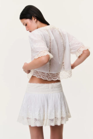 Levant Skirt in Ivory