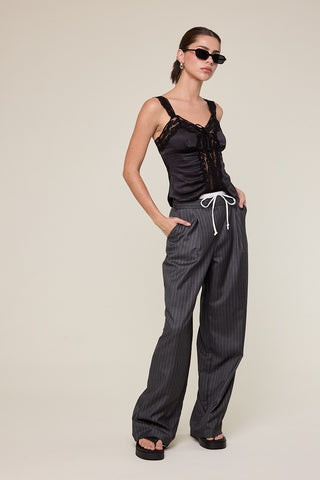 Laid Back Pinstriped Pants