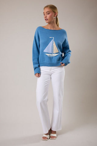 Nantucket at Noon Knit Sweater
