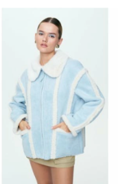 Kiara Jacket in Baby Blue