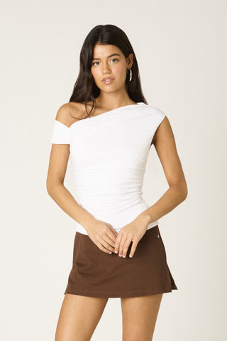 Goodnight Mini Skirt in Chocolate
