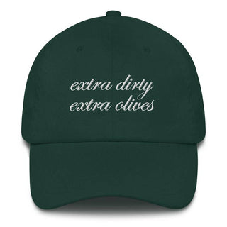 Extra Dirty, Extra Olives Cap in Green