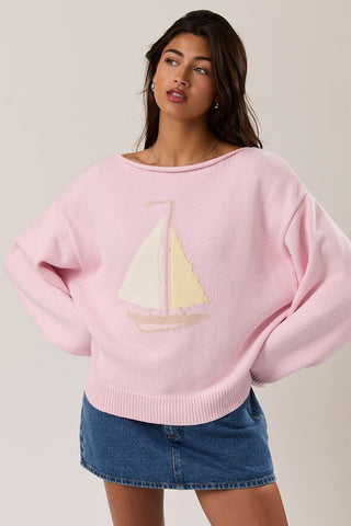 Nantucket at Noon Knit Sweater