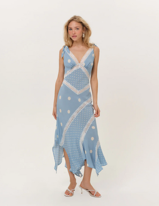 Stormie Dot Midi Dress