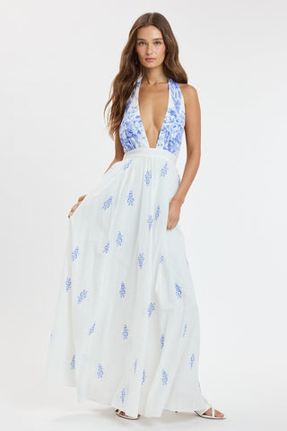Santorini Muse Maxi Dress