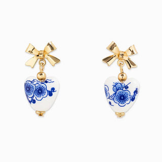 Bowquette Chinoiserie Drop Earrings