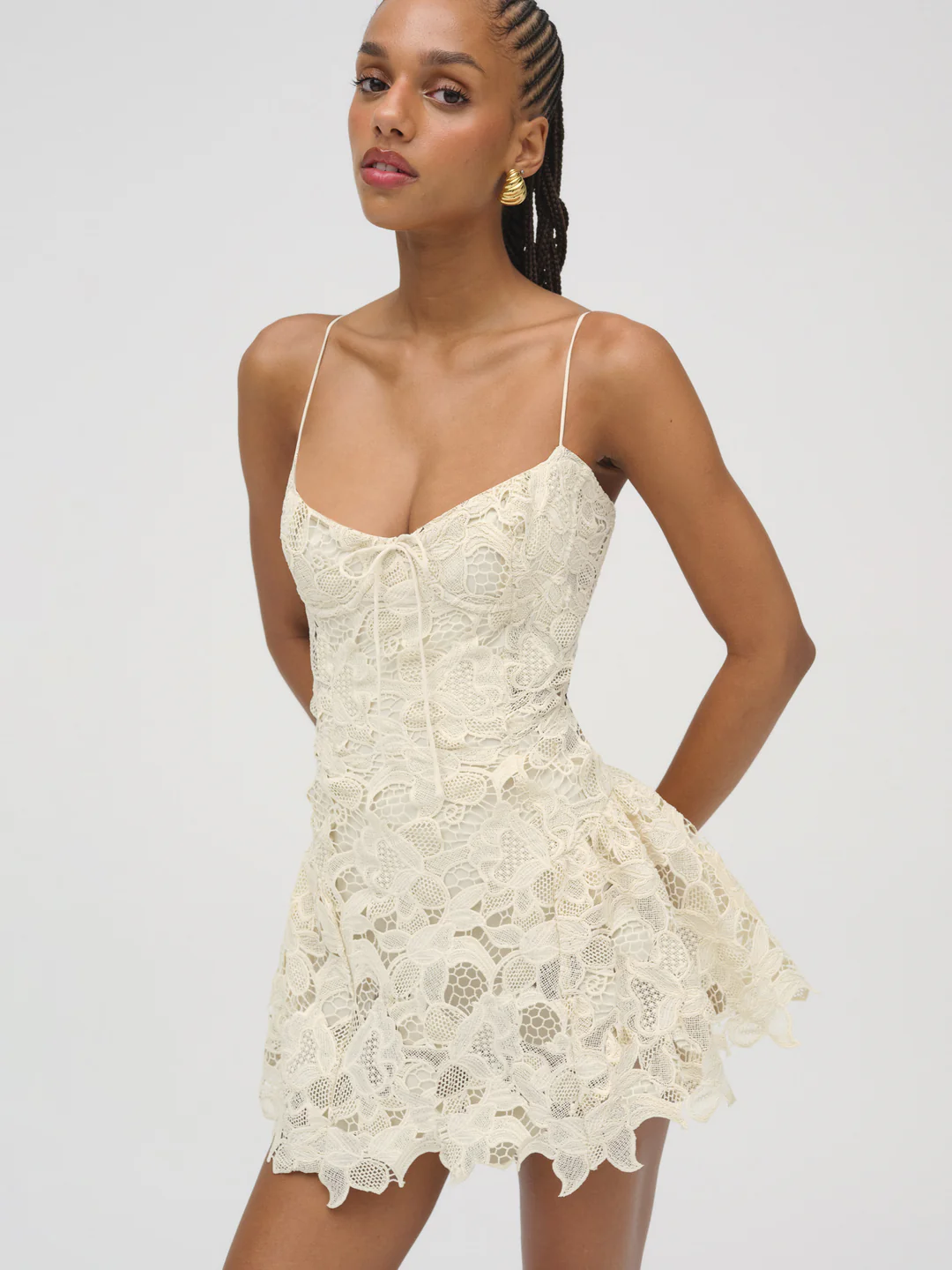Coco Lace Sleeveless Mini Dress by For Love & Lemons Cattivo Coco Lace Sleeveless Mini Dress by For Love & Lemons Cattivo