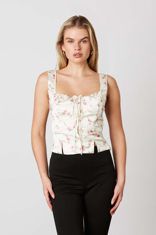 Ivory Rose Corset Top