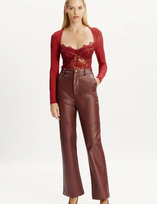 Farrah Lace Mesh Bodysuit