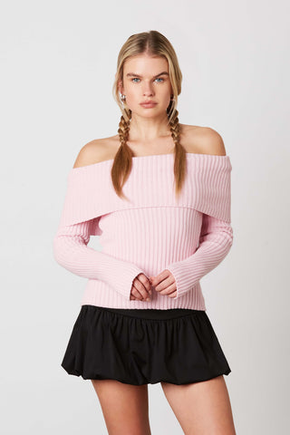 Blank Space Off Shoulder Sweater