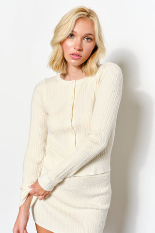 Sydney Cable Knit Cardi
