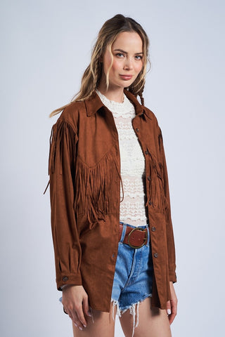All-Fired Rustic Fringe Jacket