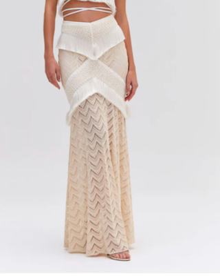 SAMBA FRINGE LONG SKIRT