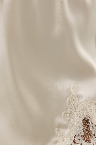 Ice Queen Lace Trim Shorts in Cream