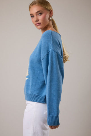 Nantucket at Noon Knit Sweater