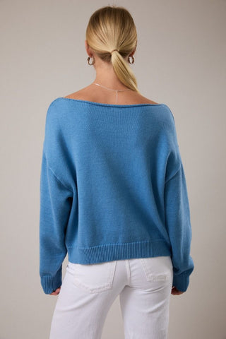 Nantucket at Noon Knit Sweater
