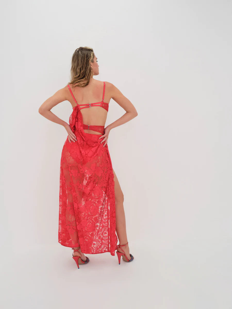 for love and lemons red maxi dress Ambrosia Maxi Dress