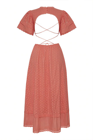 Maia Bergman Caro Dress in Coral