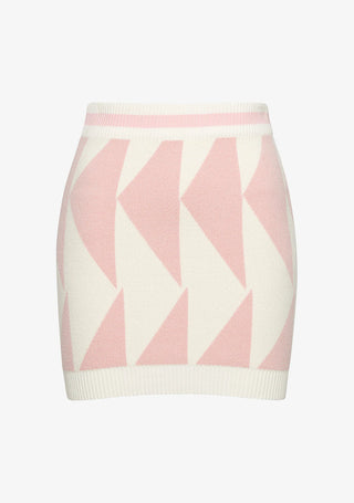 Ser.O.Ya Gretchen Skirt in Pink and White
