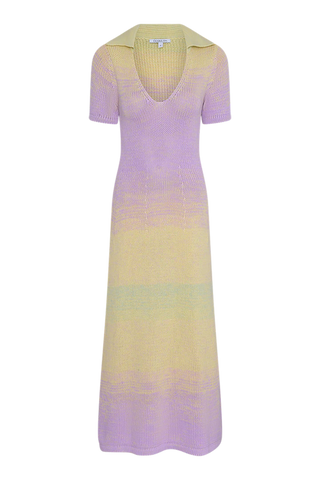 Olivia Rubin Harling Pastel Ombre Knit Midi Dress