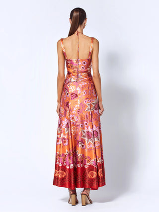 Alexis orange shop dress