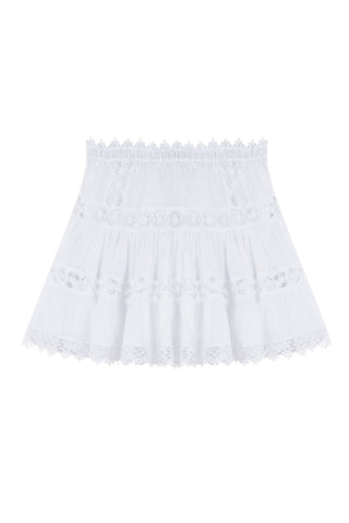Greta Skirt in White