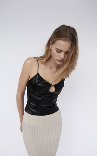 Aya Muse Pisa Ribbed Knit Maxi Skirt